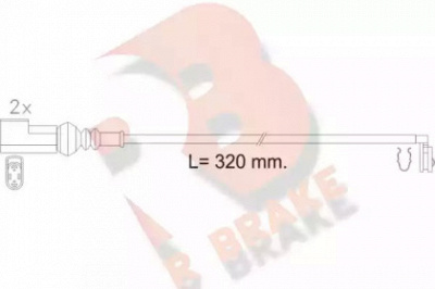 R BRAKE 610223rb -